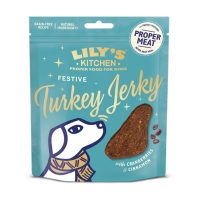 Lily's Kitchen Christmas Festive Turkey Jerky For Dogs 70g